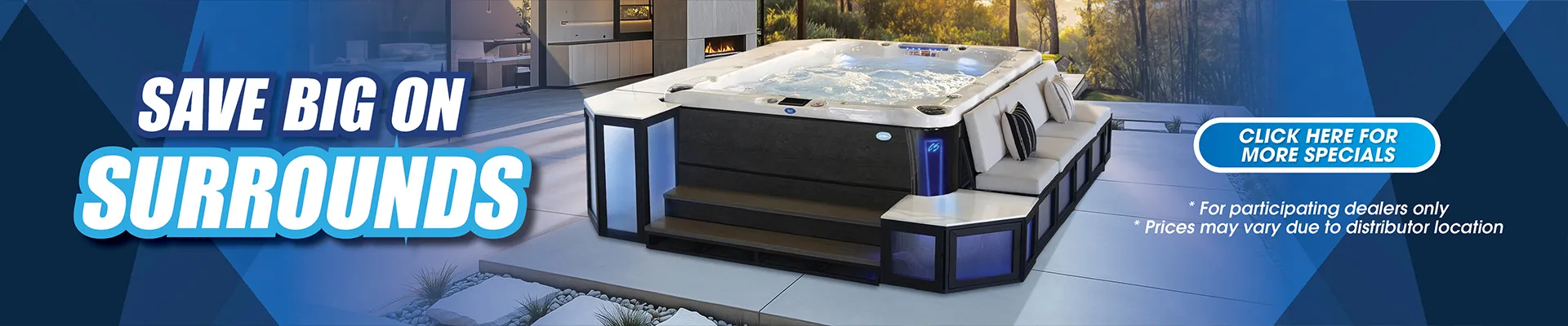 Calspas hot tub being used in a family setting - New Britain