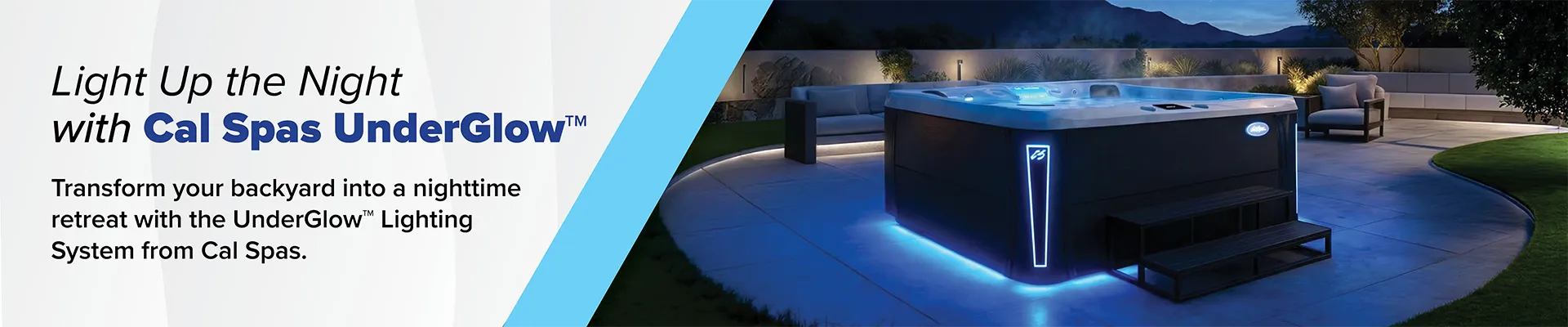 Calspas hot tub being used in a family setting - New Britain