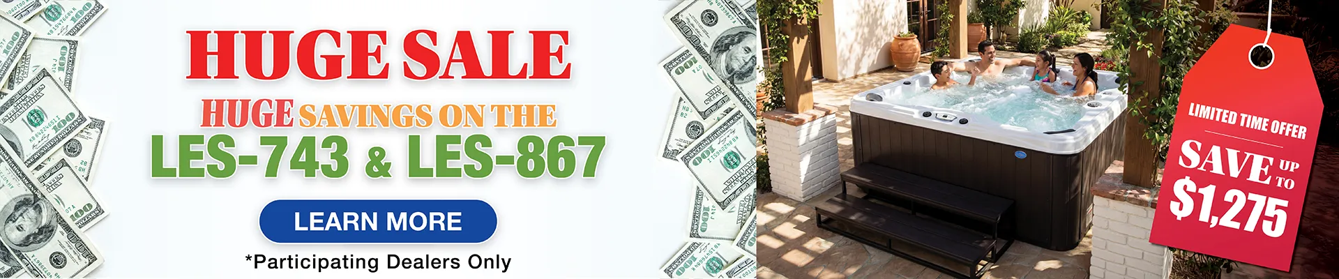 Calspas hot tub being used in a family setting - New Britain